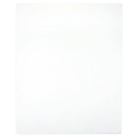 Drap-housse Jersey Blanc 160x200 cm Coton