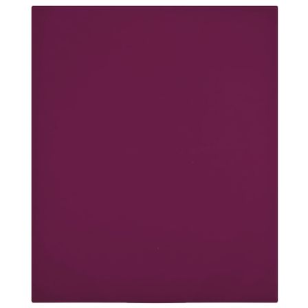 Draps-housses Jersey 2 pcs Bordeaux 160x200 cm Coton