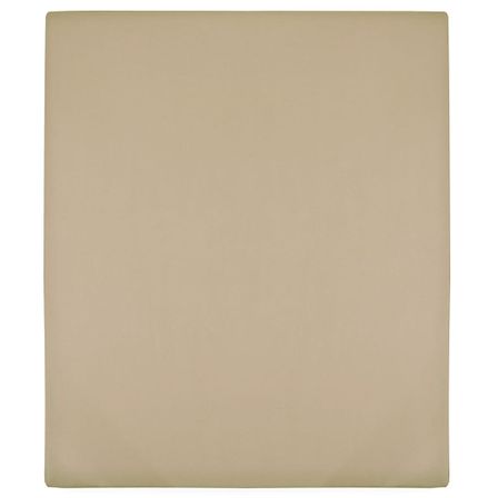 Draps-housses Jersey 2 pcs Taupe 140x200 cm Coton