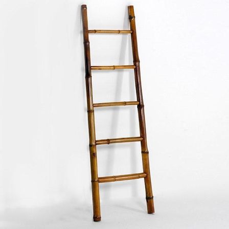 Échelle portante 5 niveaux bambou L 48 cm