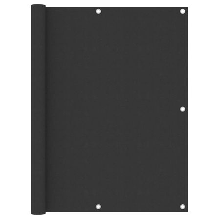 Écran de balcon Anthracite 120x400 cm Tissu Oxford