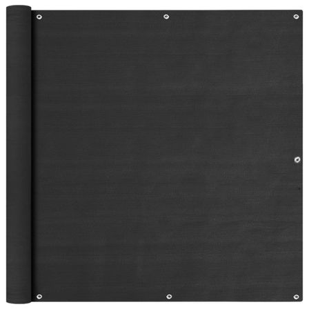 Écran de balcon Anthracite 120x600 cm PEHD