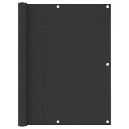 Écran de balcon Anthracite 120x600 cm Tissu Oxford
