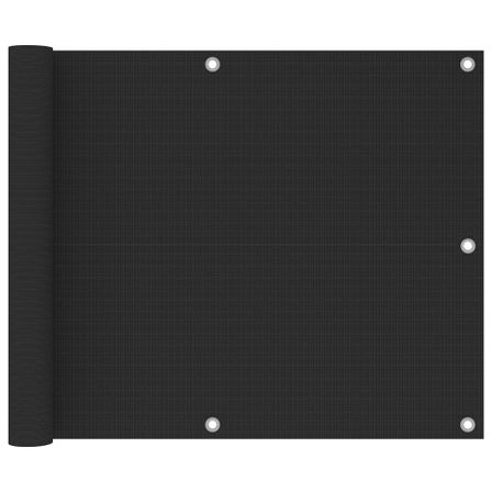 Écran de balcon Anthracite 75x300 cm PEHD