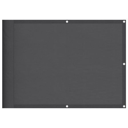 Écran de balcon anthracite 75x800 cm 100% polyester oxford