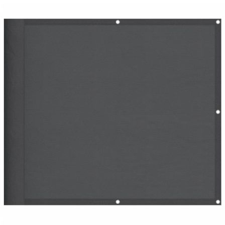 Écran de balcon anthracite 90x1000 cm 100% polyester oxford
