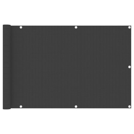 Écran de balcon Anthracite 90x300 cm PEHD