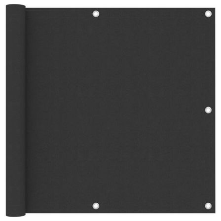Écran de balcon Anthracite 90x300 cm Tissu Oxford