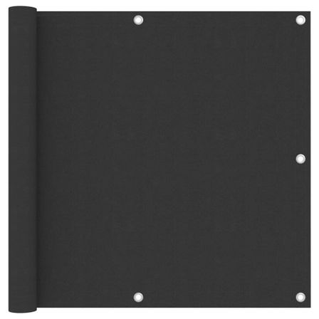 Écran de balcon Anthracite 90x500 cm Tissu Oxford
