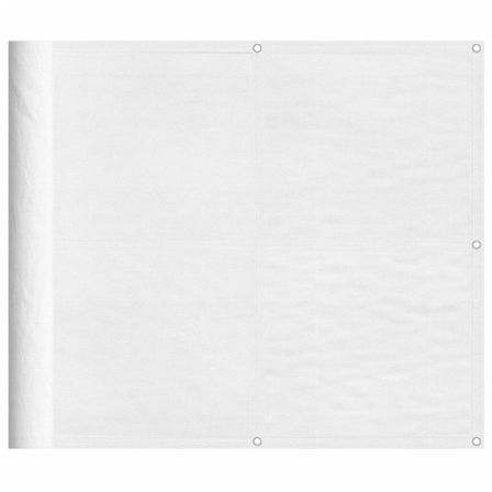 Écran de balcon blanc 90x1000 cm 100% polyester oxford