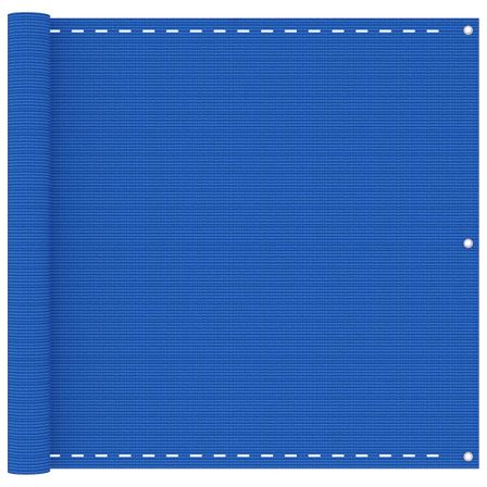 Écran de balcon Bleu 90x600 cm PEHD