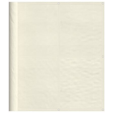 Écran de balcon crème 120x700 cm 100% polyester oxford