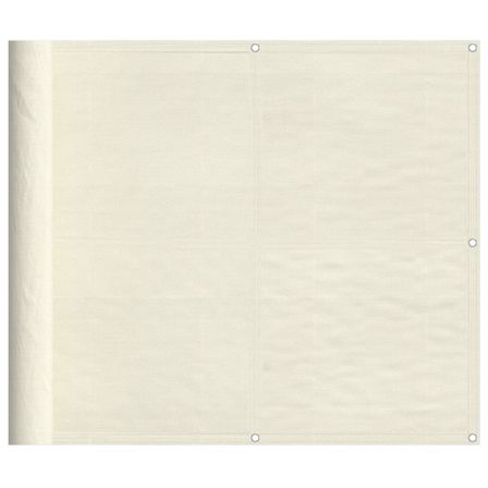 Écran de balcon crème 90x1000 cm 100% polyester oxford