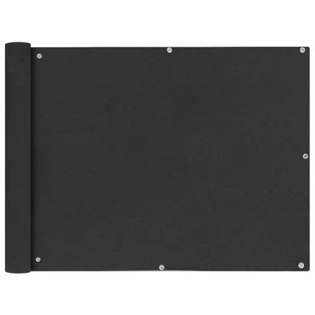 Écran de balcon en tissu Oxford 90x600 cm Anthracite