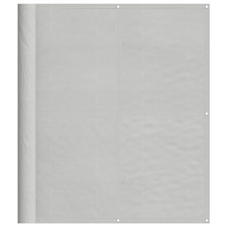 Écran de balcon gris clair 120x300 cm 100% polyester oxford