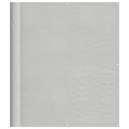 Écran de balcon gris clair 120x700 cm 100% polyester oxford