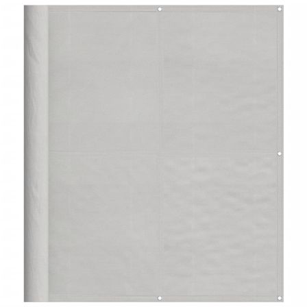 Écran de balcon gris clair 120x800 cm 100% polyester oxford