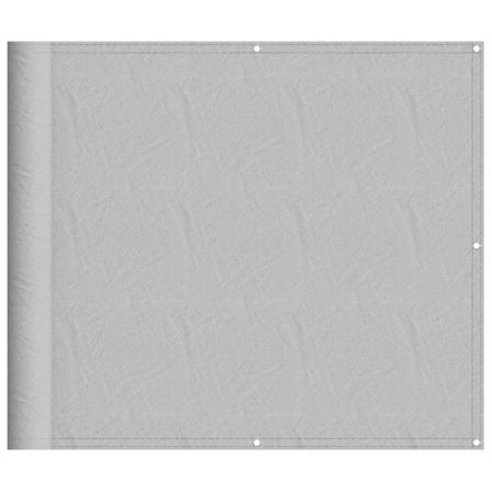 Écran de balcon gris clair 90x300 cm 100% polyester oxford