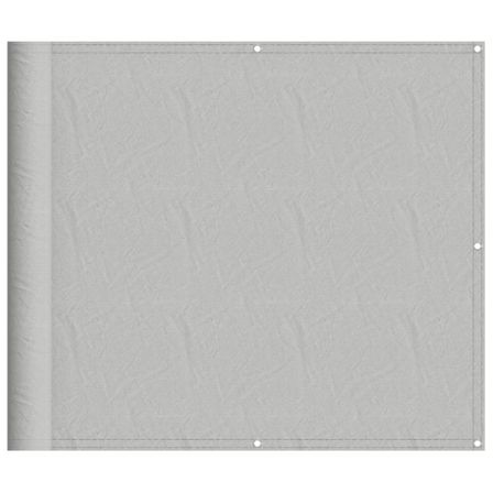 Écran de balcon gris clair 90x400 cm 100% polyester oxford