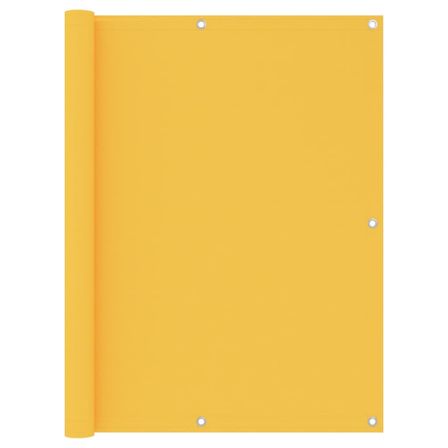 Écran de balcon Jaune 120x600 cm Tissu Oxford