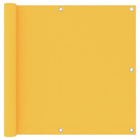 Écran de balcon Jaune 90x300 cm Tissu Oxford