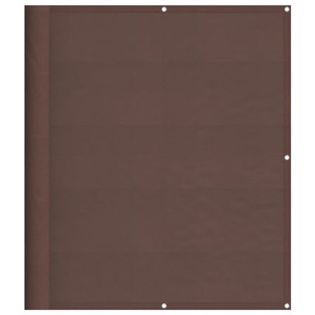 Écran de balcon marron 120x1000 cm 100% polyester oxford