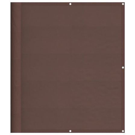 Écran de balcon marron 120x700 cm 100% polyester oxford