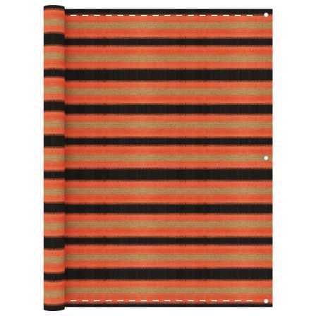 Écran de balcon Multicolore 120x500 cm PEHD