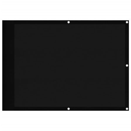 Écran de balcon noir 75x700 cm 100% polyester oxford