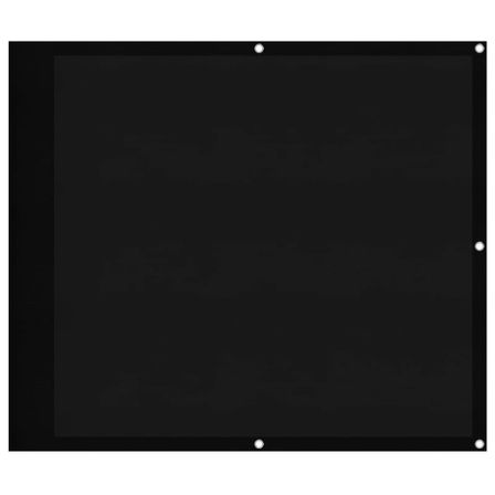 Écran de balcon noir 90x1000 cm 100% polyester oxford
