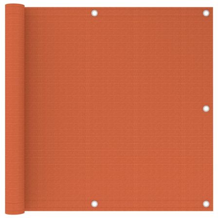 Écran de balcon Orange 90x500 cm PEHD