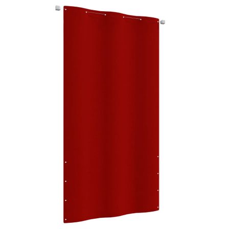 Écran de balcon Rouge 120x240 cm Tissu Oxford