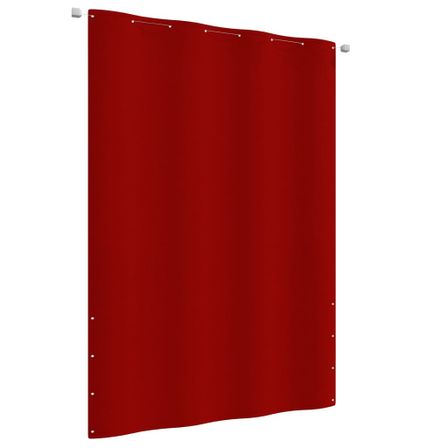 Écran de balcon Rouge 160x240 cm Tissu Oxford