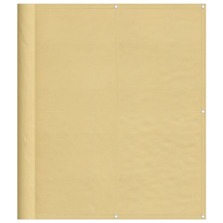 Écran de balcon sable 120x400 cm 100% polyester oxford