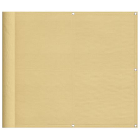 Écran de balcon sable 90x300 cm 100% polyester oxford