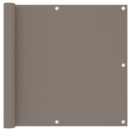 Écran de balcon Taupe 90x300 cm Tissu Oxford