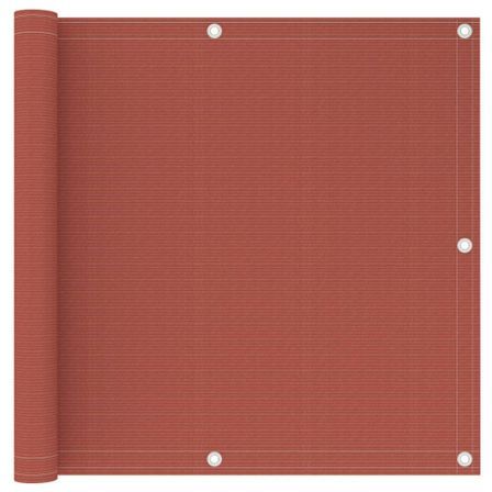 Écran de balcon Terre cuite 90x300 cm PEHD