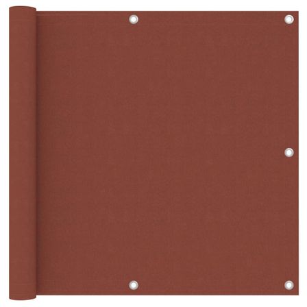 Écran de balcon Terre cuite 90x300 cm Tissu Oxford