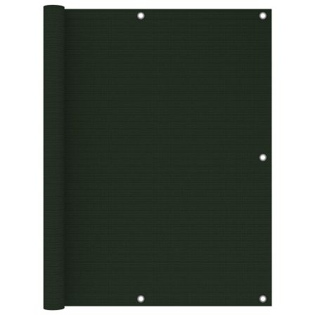 Écran de balcon Vert foncé 120x300 cm PEHD