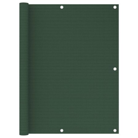 Écran de balcon Vert foncé 120x400 cm PEHD