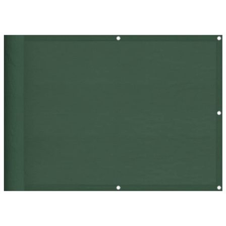Écran de balcon vert foncé 75x800 cm 100% polyester oxford