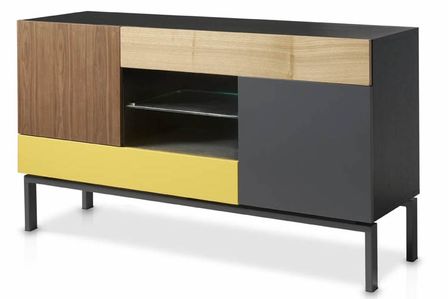 Enfilade Bois noyer et Chêne Paleta