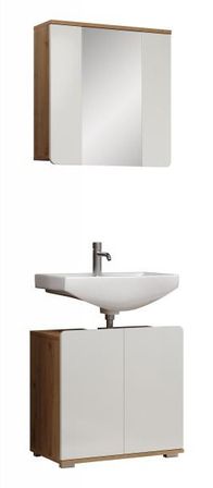 Ensemble 2 pièces de salle de bain bicolore Klara