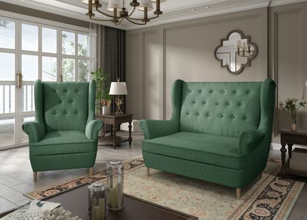 Ensemble canapé bergère LIZZI – 1 canapé et 1 fauteuil