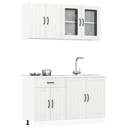 Ensemble d'armoires de cuisine 4 pcs Kalmar bois d'ingénierie