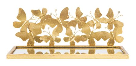 Ensemble de 2 papillons muraux/de chevet/d'étagère, 43 x 19,2 x 16,5 cm