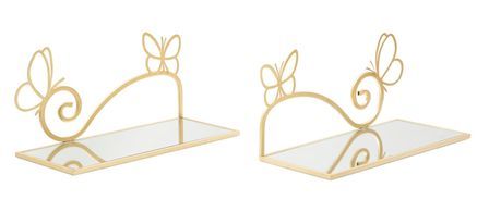 Ensemble de 2 papilsons pour lit mural, 41,5 x 18 x 21 cm