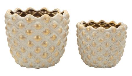 Ensemble de 2 poêles à pepitas ø 23x18-18,5x15,5 cm (trou ø 19-14 cm)