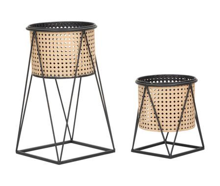 Ensemble de 2 porte-vases osaka ø 21 x 40 cm - 19 x 22 cm