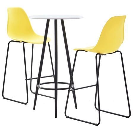 Ensemble de bar 3 pcs Plastique Jaune